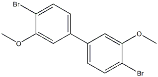 1,1'-Biphenyl, 4,4'-dibromo-3,3'-dimethoxy- 结构式