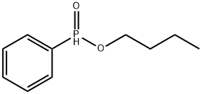 Phosphinic acid, phenyl-, butyl ester 化学構造式