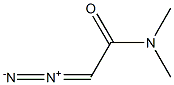 Acetamide, 2-diazo-N,N-dimethyl- Structure