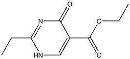 5-Pyrimidinecarboxylic acid, 2-ethyl-1,4-dihydro-4-oxo-, ethyl ester Structure