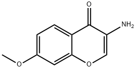 3-氨基-7-甲氧基-4H-苯并吡喃-4-酮,64915-37-3,结构式