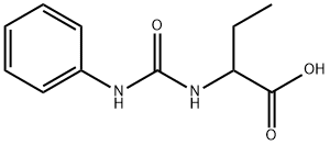 Butanoic acid, 2-[[(phenylamino)carbonyl]amino]- 结构式