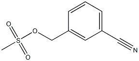 Benzonitrile, 3-[[(methylsulfonyl)oxy]methyl]- Structure