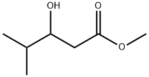 Pentanoic acid, 3-hydroxy-4-methyl-, methyl ester 化学構造式
