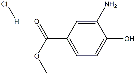 Benzoic acid, 3-amino-4-hydroxy-, methyl ester, hydrochloride Structure