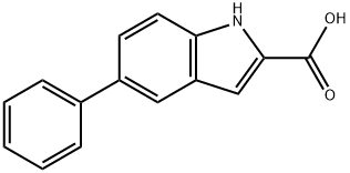 5-phenyl-1H-indole-2-carboxylic acid Structure