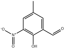 Benzaldehyde, 2-hydroxy-5-methyl-3-nitro- Struktur