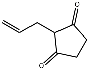 1,3-Cyclopentanedione, 2-(2-propenyl)- Structure