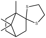 Spiro[bicyclo[2.2.1]heptane-2,2'-[1,3]dithiolane], 1,7,7-trimethyl- Structure