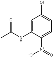 N-(5-hydroxy-2-nitrophenyl)acetamide 化学構造式
