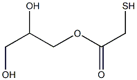 glycerol 1-(monothioglycolate) Structure