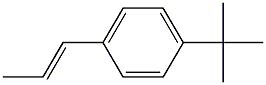 Benzene, 1-(1,1-dimethylethyl)-4-(1-propenyl)- Struktur