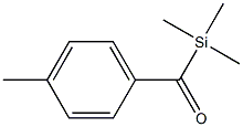 Silane, trimethyl(4-methylbenzoyl)- Structure