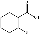 1-Cyclohexene-1-carboxylic acid, 2-bromo- Struktur