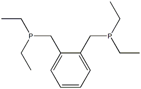 Phosphine, [1,2-phenylenebis(methylene)]bis[diethyl- Struktur