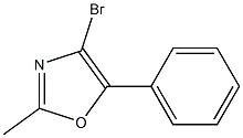 Oxazole, 4-bromo-2-methyl-5-phenyl- Struktur