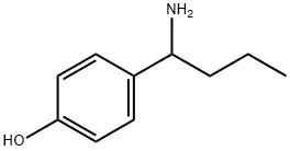 1-AMINO-1-(4-HYDROXYPHENYL)-BUTANE 化学構造式