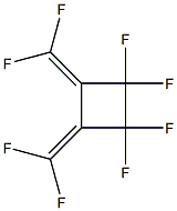 Cyclobutane, 1,2-bis(difluoromethylene)-3,3,4,4-tetrafluoro- Struktur