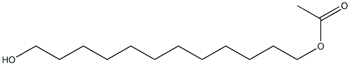 1,12-Dodecanediol, monoacetate 化学構造式