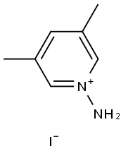 Pyridinium, 1-amino-3,5-dimethyl-, iodide Structure