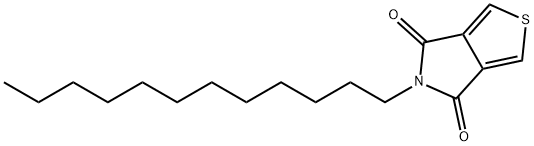 5-dodecyl-4H,5H,6H-thieno[3,4-c]pyrrole-4,6-dione Struktur