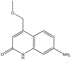 7-amino-4-(methoxymethyl)-1H-quinolin-2-one Structure