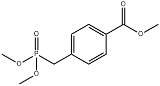 4-(Dimethoxy-phosphorylmethyl)-benzoic acid methyl ester Struktur
