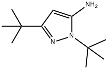 1H-Pyrazol-5-amine, 1,3-bis(1,1-dimethylethyl)- Struktur