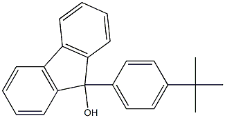 9H-Fluoren-9-ol, 9-[4-(1,1-dimethylethyl)phenyl]-,79653-82-0,结构式