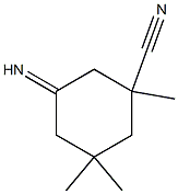 Cyclohexanecarbonitrile, 5-imino-1,3,3-trimethyl-|