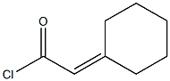 Acetyl chloride, cyclohexylidene- 结构式