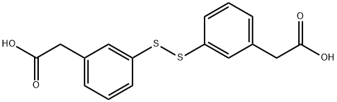 3,3'-dithiobis(phenylacetic acid) Structure