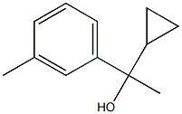 1-cyclopropyl-1-(3-methylphenyl)ethanol Structure