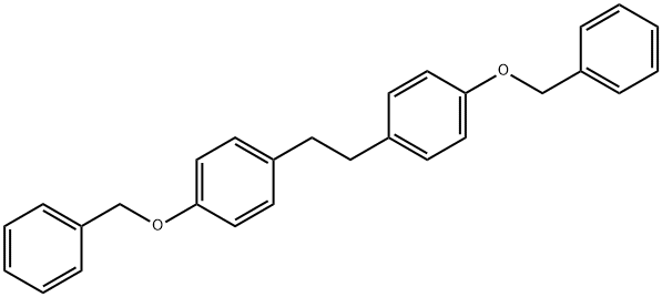 1-phenylmethoxy-4-[2-(4-phenylmethoxyphenyl)ethyl]benzene Structure