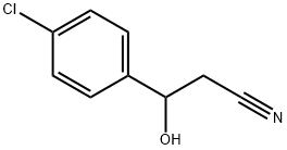 3-(4-氯苯基)-3-羟基丙腈, 84466-38-6, 结构式