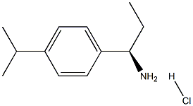 (1R)-1-[4-(METHYLETHYL)PHENYL]PROPYLAMINE HYDROCHLORIDE,856563-01-4,结构式