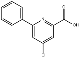 4-chloro-6-phenylpyridine-2-carboxylic acid 结构式