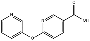6-(Pyridin-3-yloxy)pyridine-3-carboxylicacid Struktur