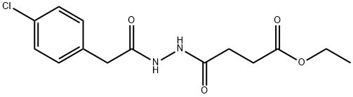 875207-04-8 ethyl 4-{2-[(4-chlorophenyl)acetyl]hydrazino}-4-oxobutanoate