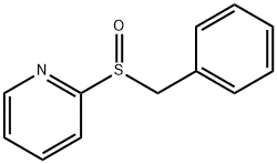 Pyridine, 2-[(phenylmethyl)sulfinyl]- 化学構造式