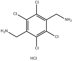 (perchloro-1,4-phenylene)dimethanamine dihydrochloride 结构式