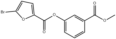 (3-methoxycarbonylphenyl) 5-bromofuran-2-carboxylate Structure