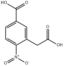 5-CARBOXY-2-NITRO-BENZENEACETIC ACID, 884494-72-8, 结构式