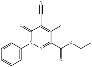 ethyl 5-cyano-4-methyl-6-oxo-1-phenyl-1,6-dihydropyridazine-3-carboxylate