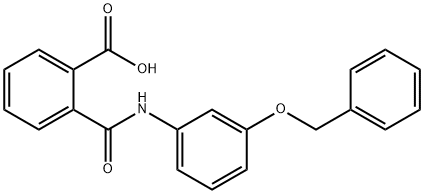 2-({[3-(benzyloxy)phenyl]amino}carbonyl)benzoic acid Struktur