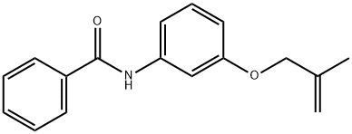 N-[3-(2-methylprop-2-enoxy)phenyl]benzamide,903443-66-3,结构式