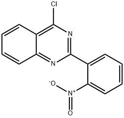 喹喔啉,4-氯-2-(2-硝基苯基)- 结构式