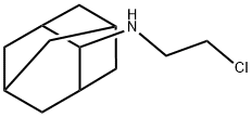 N-(2-chloroethyl)tricyclo[3.3.1.1~3,7~]decan-2-amine 结构式