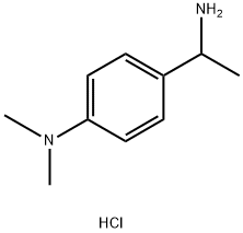 4-(1-AMINOETHYL)-N,N-DIMETHYLANILINE HYDROCHLORIDE Struktur