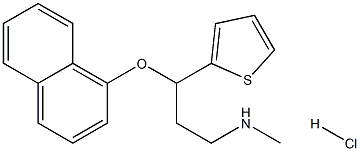 化合物 (±)-DULOXETINE HYDROCHLORIDE,947316-47-4,结构式